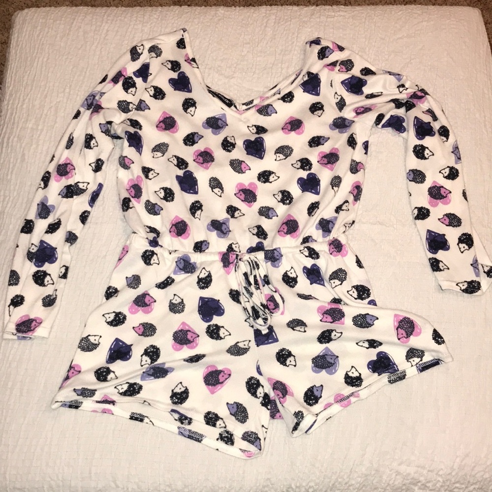 Hedgehog one piece pajama